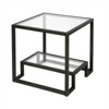 Metal Side Table in Black - Henn&Hart - 3 of 4