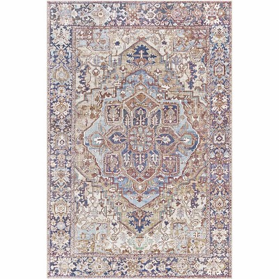 Hauteloom Neyland Iris Olive & Brown Area Rug 2360