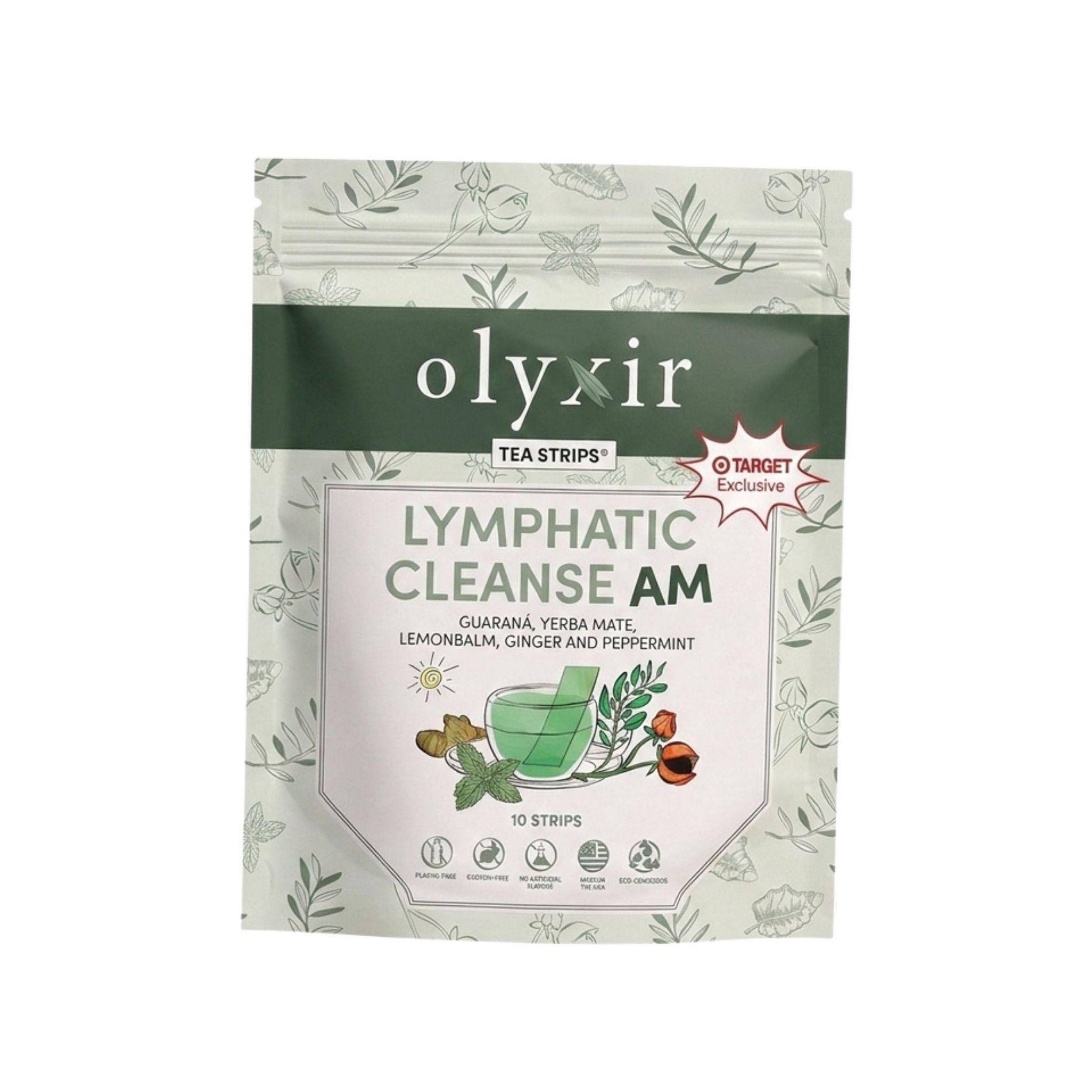 Olyxir Lymphatic Cleanse AM Tea Strips - 10ct