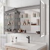 VYNXARIA 36"x30" Double Door Lighted Medicine Cabinet with Defogger & USB Ports - 3 of 4