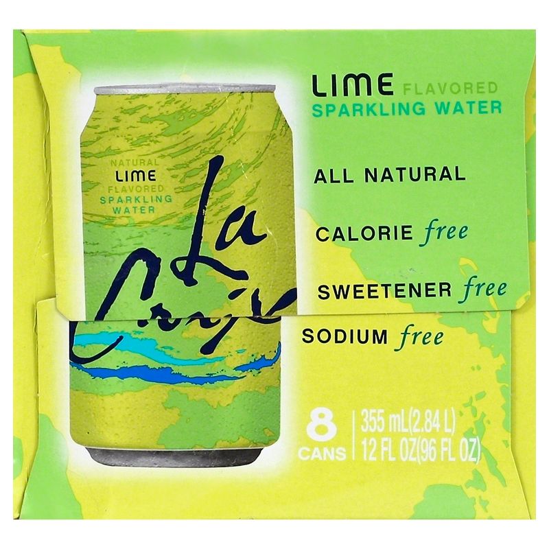 LaCroix Sparkling Water Lime - 8pk/12 fl oz Cans, 5 of 14