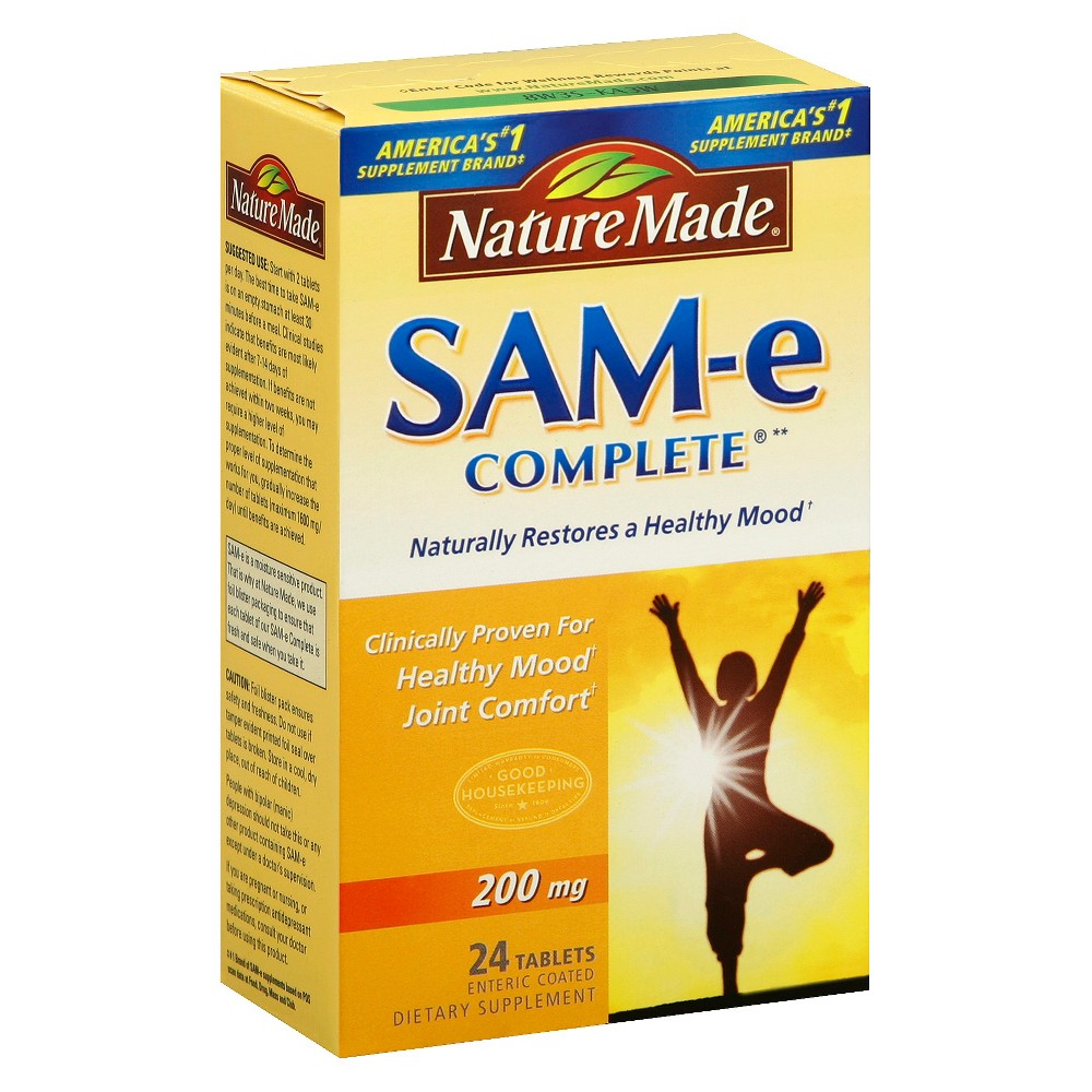 UPC 031604010911 product image for Nature Made SAM-e Complete Dietary Supplement Tablets - 24ct | upcitemdb.com