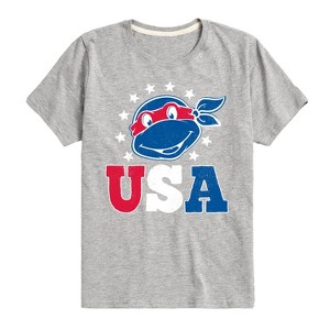 Boys' - Teenage Mutant Ninja Turtles - USA Raphael Short Sleeve Graphic T-Shirt - 1 of 4