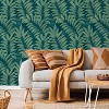 Tempaper & Co. Palm Leaves Removable Peel and Stick Wallpaper, Moody Green, 28 sq. ft.: Vinyl Self-Adhesive Botanical Decor - 2 of 4