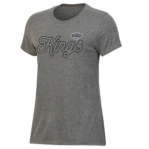 NHL Los Angeles Kings Women's Gray Fashion T-Shirt - 1 of 3