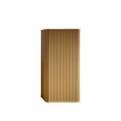 NicBex Chic Striped Wall Mounted Bathroom Cabinet,Floating Storage Cabinet with 3 Shelves,Elegant Cabinet for Bathroom,Bedroom&Living Room