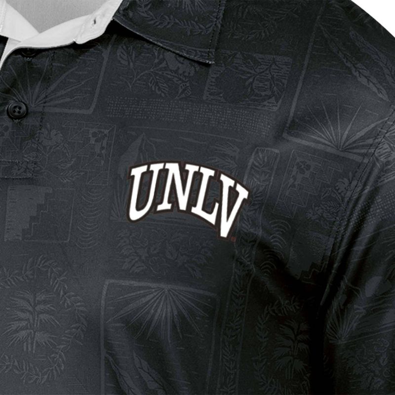 NCAA UNLV Rebels Men&#39;s Tropical Polo T-Shirt, 3 of 4