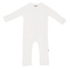 Kyte Baby Zippered Romper in Cloud - 2 of 4