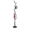 Coat Rack, Freestanding Coat Rack With 9 Wooden Hook, Heavy Circular Base, Metal Free-Standing Coat Rack - 2 of 4