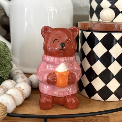 Harvest Ceramic Bear Animal Figurine - Hyde and EEK! Boutique