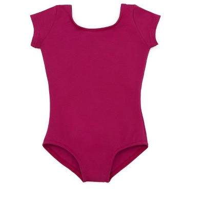 Capezio Mulberry Short Sleeve Leotard - Girls Intermediate : Target