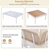 8 Piece Patio Furniture Sets, Outdoor Furniture With 2 Coffee Tables, 2 Corner & Single Chairs, 2 Ottomans, 6 Cushions And Pillows - 4 of 4