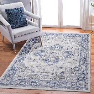 Kumasinova Stain-Resistant Area Rug, Non-Shedding Door Mat,Kid & Pet-Friendly, Oriental Area Rug for Living Room, Latex-Free Cotton Backing - 1 of 4