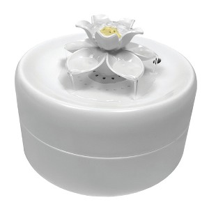 Pioneer Pet Magnolia Drinking Fountain -  55 oz, White - 1 of 4
