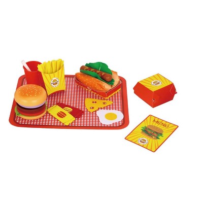 Toysters Fast Food Play Set Pretend Play Kitchen Toy Playset For Girls & Boys
