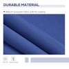 Sapphtopaz 13' x 8' Retractable Awning Manual Patio Awnings Sunshade Shelter UV & Water-Resistant with Manual Crank Handle - 4 of 4