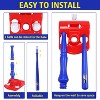 Skirfy 3-in-1 Kids Baseball Set, Ball Rack, Hanging Tee, Ball Launcher & 6 Softballs - Adjustable Height Baseball, Indoor & Outdoor Sports Gifts. - 4 of 4