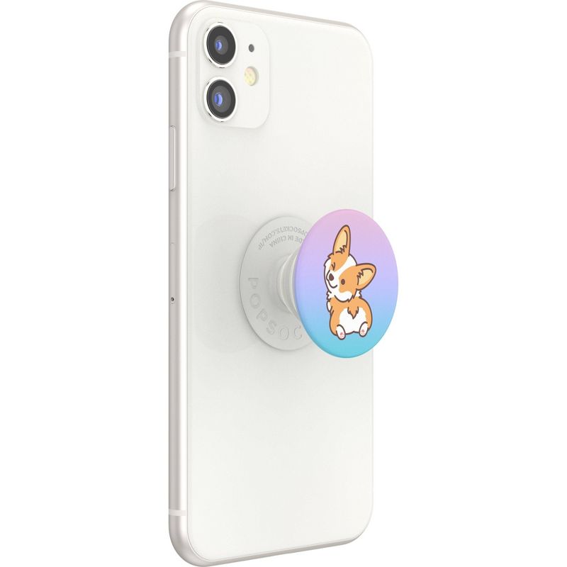 PopSockets PopGrip Animal Friend Cell Phone Grip &#38; Stand - Cheeky Corgi, 6 of 7
