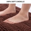 LunaLulink Bathroom Rug; Super Soft Thick Absorbent Shaggy Bath Rug; Shaggy Bath Mat - 2 of 4
