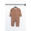 Grayson Threads - Infant In The Wild Long Sleeve Jumpsuit Brown 18M - 2 of 4