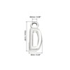 Unique Bargains Metal Bulk Elegant DIY Crafts Jewelry Making Initial Pendant 50 Pcs - 2 of 4