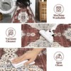 COZONY Vintage Medallion Washable Rug, Non-Slip Low Pile Thin Area Carpet for Living Room Bedroom Office - 4 of 4