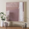 Boardwalk Dunes - 36" X 36" - Brown/Off White - Polyester/Cotton/Polstyrene/MDF - Framed Media Art - WLA3015 - Safavieh - 2 of 4