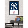Trends International MLB New York Yankees - Logo 22 Framed Wall Poster Prints - 2 of 4