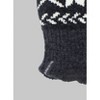 Isotoner Snowflake Chenille Gloves - Black: Acrylic Knit, Ribbed Cuffs, Full Lining, One Size Fits Most - 3 of 3