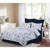 C&F Home Braganza Blue Bell Cotton Quilt Set  - Reversible and Machine Washable - image 3 of 4