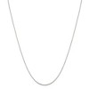 Black Bow Jewelry 0.6mm, Sterling Silver Diamond Cut Mirror Box Chain Necklace - 3 of 4