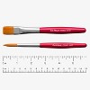 da Vinci PRIMO Preschool Brushes, Synthetics, Tempera, Red Handles, Assorted Sizes, 2 Brush Set - 2 of 3