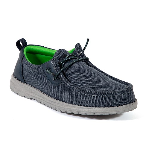 Deer Stags Boys' Relax Jr. Bungee Lace Fashion Sneaker-navy/lime-7 Big ...