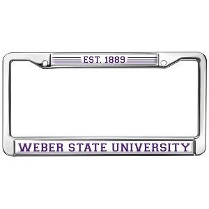 Weber State University Full Size Standard License Plate Metal Frame - 1 of 4