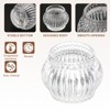 Unique Bargains Centerpiece Decor Round Pinstripe Votive Glass Tea Light Holder - 3 of 4