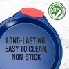 NutriChef Non-Stick Round Pan - Deluxe Nonstick Blue Coating Inside & Outside with Red Silicone Handles - 3 of 4