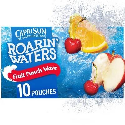 Capri Sun Roaring Waters Fruit Punch Pack - 10pk/6 fl oz Pouches