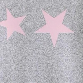 2 packs light gray star