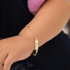 Girls' ID Figaro Bracelet 14k Gold - In Season Jewelry - 2 of 4