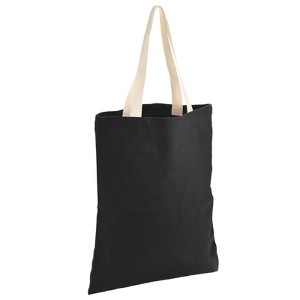 Unique Bargains Canvas Reusable Large Creative Washable Decoration Tote Bag - 1 of 4