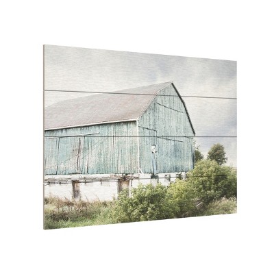 Trademark Fine Art - Elizabeth Urquhart 'Late Summer Barn I Crop'