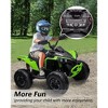 12V Kids Ride On Car, 4 Wheeler Electric ATV Ride On Toys for Kids Ages 37-95 Months with 5MPH Max Speed, Remote Control, Treaded Tires - 2 of 4