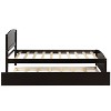 NicBex Queen Size Wooden Platform Bed, Modern Bed Frame with Twin XL Trundle and 2 Drawers, Upholstered Bed for Bedroom - 3 of 4