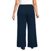Lands' End Women's Knit High Rise Pleated Wide Leg Pants - 2 of 4