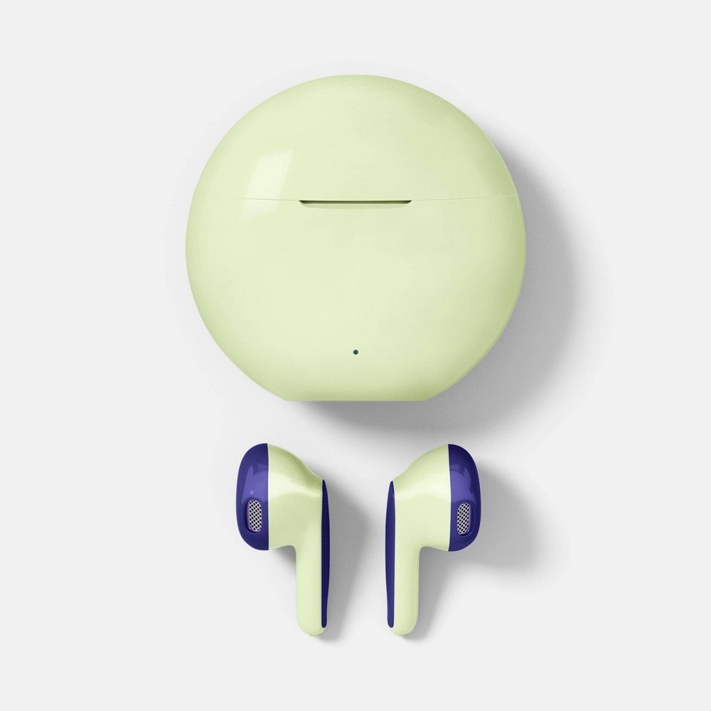 True Wireless Bluetooth Earbuds - heyday™ Pastel Lime: In-Ear Headphones, Polyurethane Ear Cushions