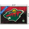 Trends International NHL Minnesota Wild - Logo 15 Framed Wall Poster Prints - 3 of 4