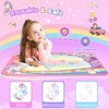FUNFORFUN Doodle Drawing Mat 2 Sets, Magic Writing Mat Toddler Toys Ages 3 4 5, Gifts for 3 4 5 6 Years Old Girls, Learning Toys for Toddlers Age 3-7 - 3 of 4