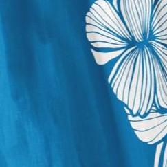 blue hawaiian floral
