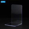 Unique Bargains Acrylic L-shaped Smooth Rounded Corner Book Ends - 3 of 4