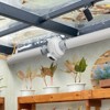 VEVOR 4 to 4.5 inch Radon Mitigation Fan System, Quiet 260 CFM Radon Mitigation Kit with 2 Couplers, Waterproof Radon Fan, White - 2 of 4